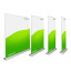 Roll Up Select, double-sided - size overview