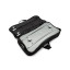 Comfortable transport bag with opening for pull handle on the Roll Up base