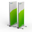 Roll Up Select Outdoor display stand, double-sided, size guide