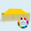 Pop Up Tent Select 4 x 8 m, 2 solid walls, sunny yellow