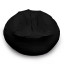 Beanbag round, black, unprinted