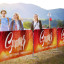 Barriers with textile advertising covers