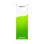 Tension banner in portrait format with red clamp eyelets, reinforced edges all around
