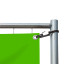Fastening banner: Bungee cord with loop and metal hook 250 mm, black