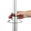 Easy adjustment of the telescopic mast with a rotary lock