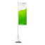 Mobile flagpole T-Pole® 200 with water fillable , capacity 70 l