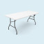 Practical folding tables available in 3 sizes as accessories