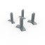 Individual parts of the accessory set keder frame flex - Trio