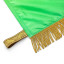 Club Flags, double-sided, detail: gold cord fringe