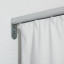 Drapes in vertical format - upper edge with curtain tape