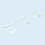 Flag holder 60° with white ball finial