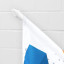 Small flags flagpole  - detail: white mount
