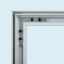 Wall frame Q-Frame® profile 15 mm with corner detail