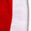 With a fluffy white border