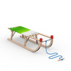 Davos sled Classic with blue pull rope with wooden handle (optional accessory)