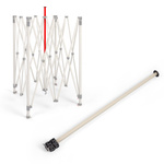 Roof ridge brace for the frame of folding pavilion/folding tent Basic - spare part