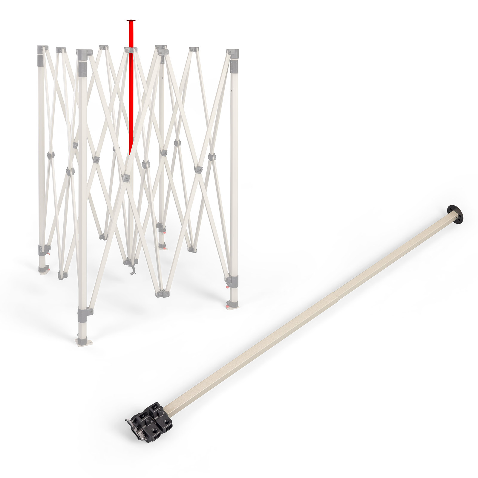 Roof ridge brace for the frame of folding pavilion/folding tent Basic - spare part