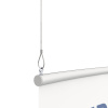 Detail: Standard suspension (eye screw and stainless steel cable)