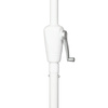 Small umbrella with crank, for easy opening and closing of the umbrella.