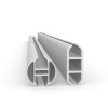 Aluminum keder profile ø 30 mm and aluminum keder profile 17 x 44 mm