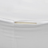 Seat cushion, round, detail: zipper