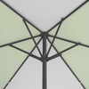 Parasol / Small umbrella with crank, view of the umbrella crown from below