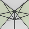 Parasol / Small umbrella with crank, view of umbrella crown from below