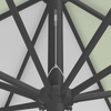 Parasol / Small umbrella with crank, detail of the pulley system