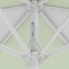 Parasol / Small umbrella with crank, detail of the pulley system