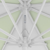 Parasol / Small umbrella with crank, detail of the pulley system