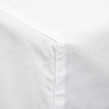 Bench cover long, side edge half open, detail top