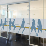 Glass decorative film - Decoration and privacy protection combined