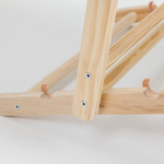 3-position adjustable, detail: plastic safety bracket