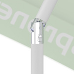 Parasol / Small umbrella with crank, tiltable canopy crown