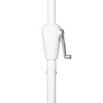 Small umbrella with crank, for easy opening and closing of the umbrella.