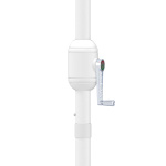 Parasol with crank – for easy opening and closing