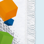 color-matching loop fringe selectable from 11 standard colors