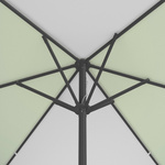 Parasol / Small umbrella with crank, view of the umbrella crown from below