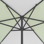 Parasol / Small umbrella with crank, view of umbrella crown from below