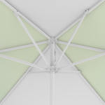 Parasol / Small umbrella with crank, view of the umbrella crown from below