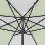 Parasol / Small umbrella with crank, view from below