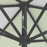 Parasol / Small umbrella with crank, detail of the pulley system