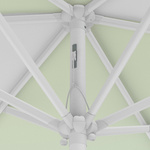 Parasol / Small umbrella with crank, detail of the pulley system