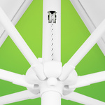 Parasol / Small umbrella with crank, detail of the pulley system