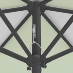 Parasol / Small umbrella with crank, detail of the pulley system