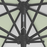 Parasol / Small umbrella with crank, detail of the pulley system