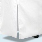 Long table cover, side edges half open, detail at bottom