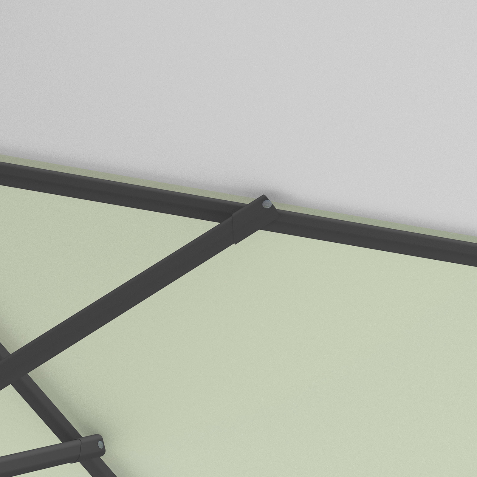 Parasol / Small umbrella with crank, robust ribs