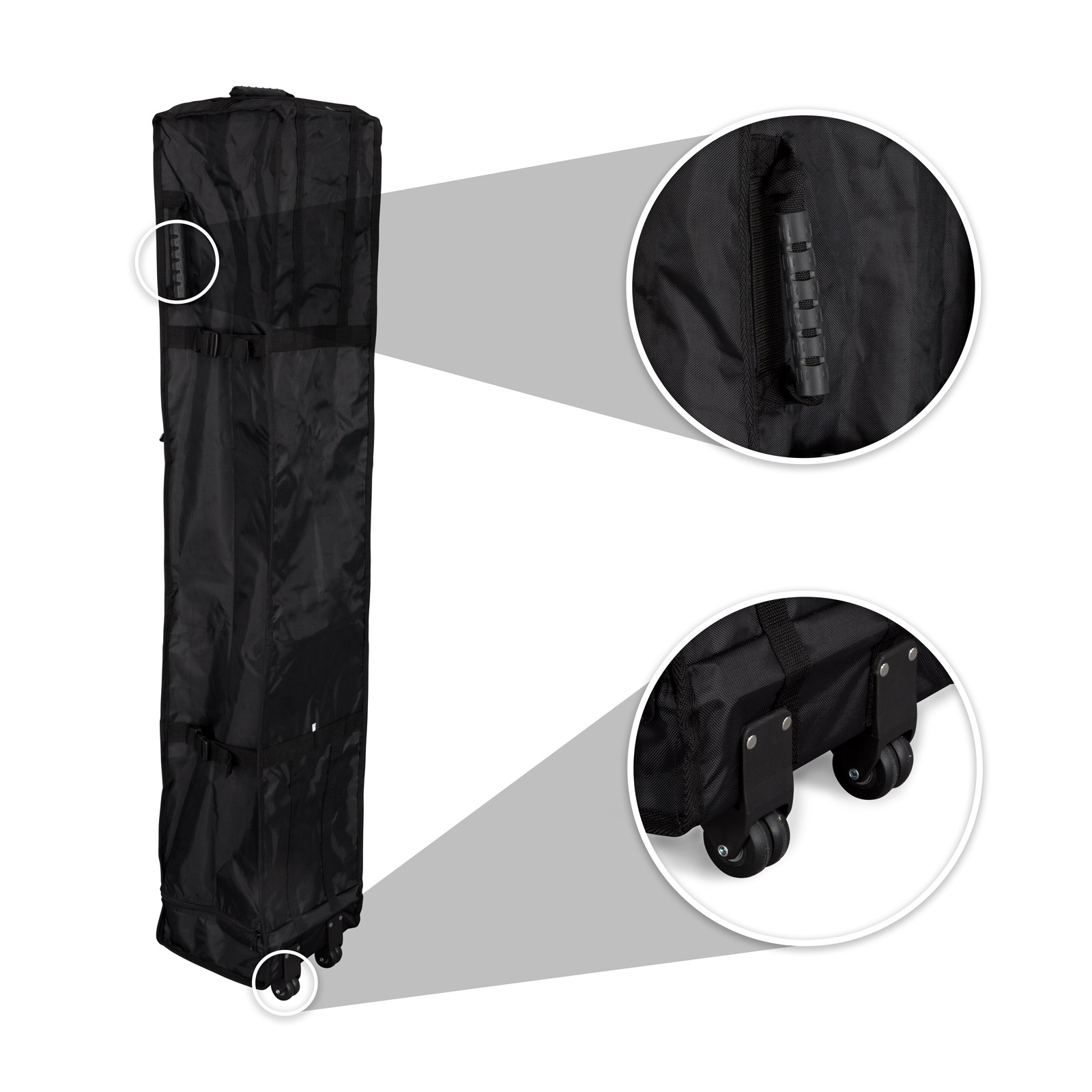 Select Trolley Bag: with handle & sturdy wheels for easy transport