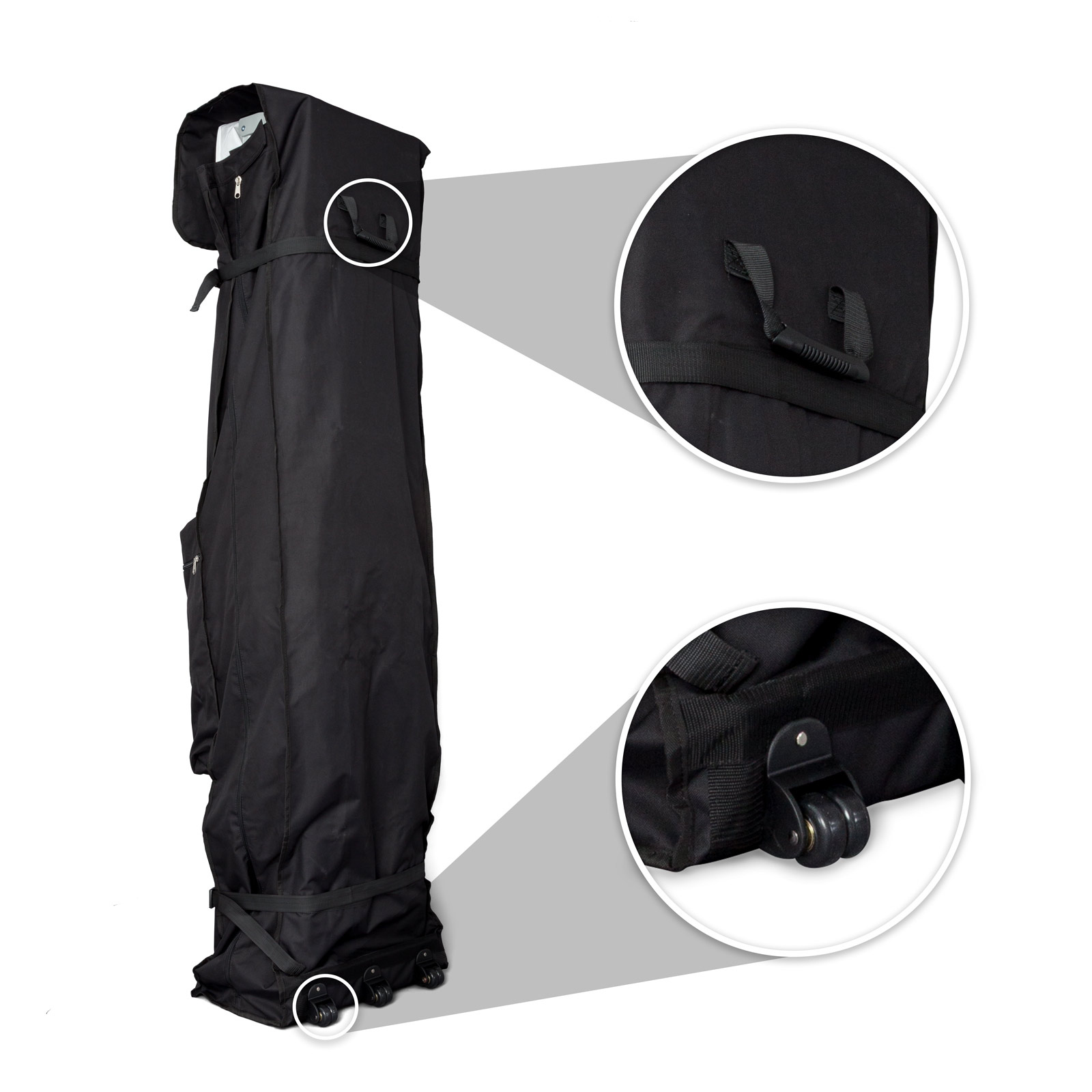 Basic Trolley Bag: with Handle and 2 Wheels